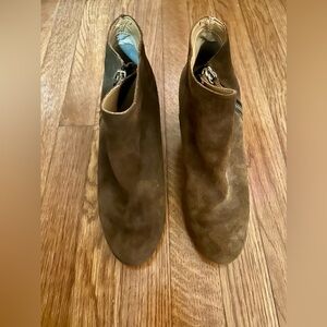 Zara Women’s Classic Preppy Brown Basic Booties EU Sz 39 (I Think = US Sz 8.5)